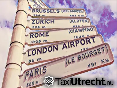 Bestemmingen TaxiUtrecht.nu