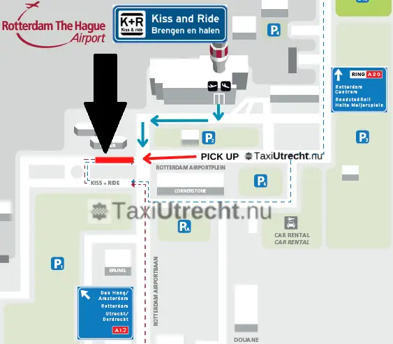Pick Up Rotterdam Airport TaxiUtrecht.nu